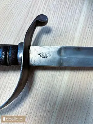 [eLicytacje] I licytacja - Szabla Austriacka Oficera Piechoty wzór 1861 manufaktura z Solingen - HANYSEK.NET